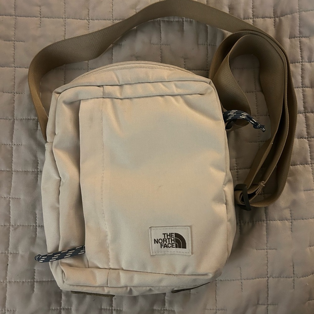 The North Face Crossbody in Cream